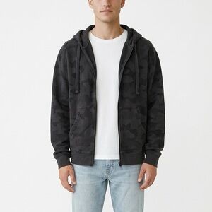 C9 by Champion Dark Gray Camo Hoodie Jacket